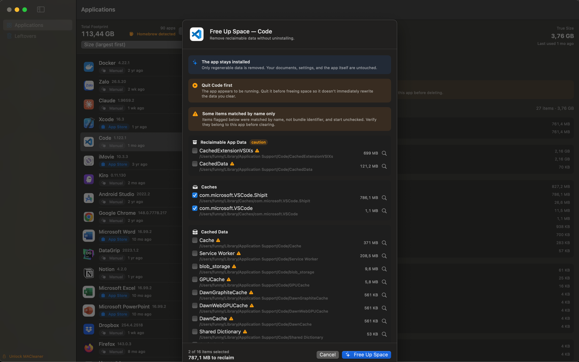 MACleaner screenshot 2
