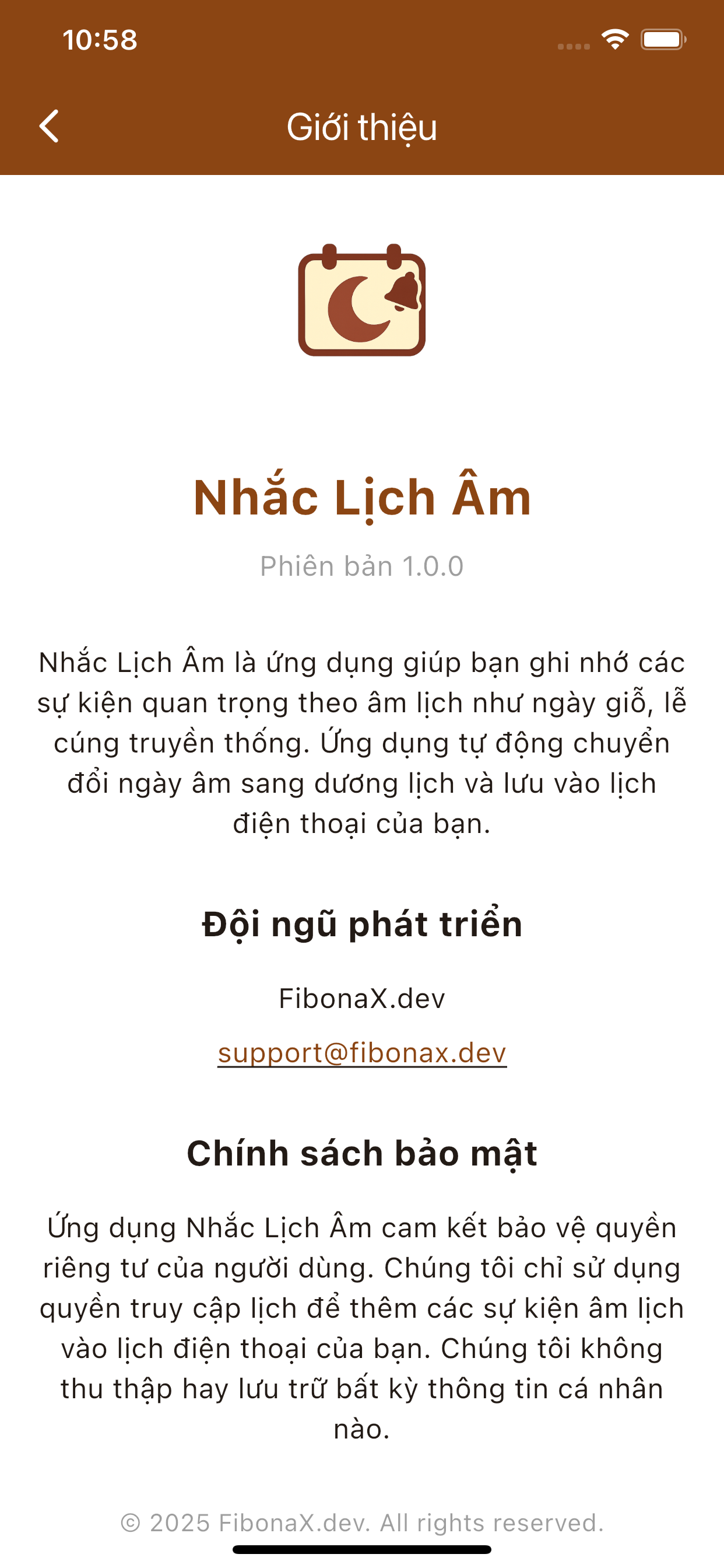 Nhắc Lịch Âm screenshot 3