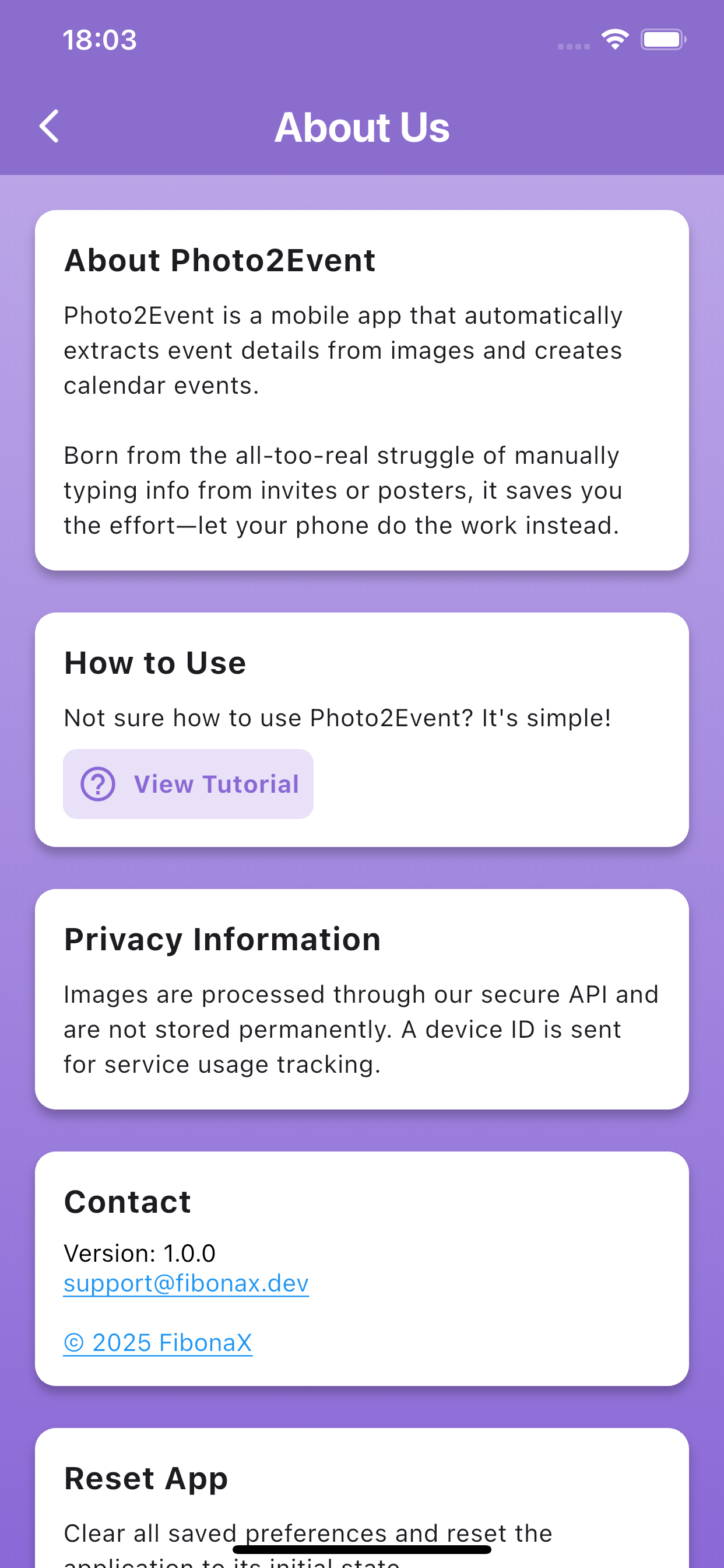 Photo2Event screenshot 3